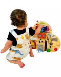 Painel Sensorial Educativo Montessori Nuvem + Brinde Exclusivo Hoje!