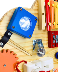 Painel Sensorial Educativo Montessori Nuvem + Brinde Exclusivo Hoje!