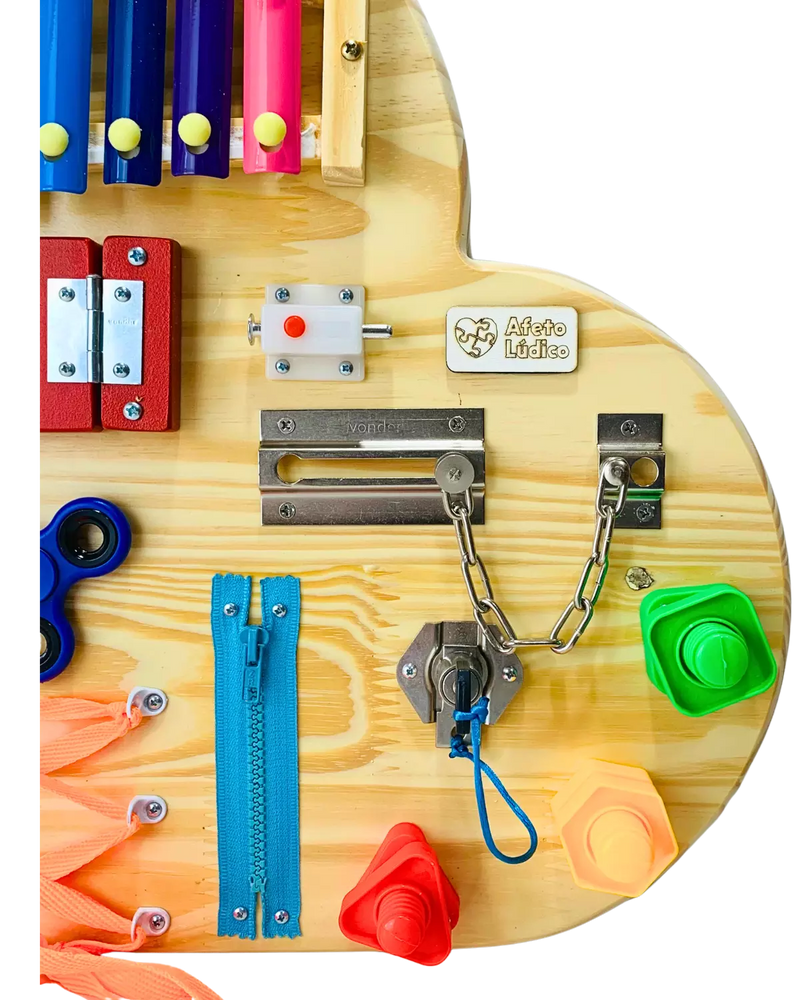 Painel Sensorial Educativo Montessori Nuvem + Brinde Exclusivo Hoje!