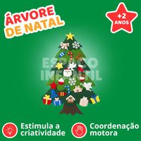 Árvore de Natal para Aprendizado e Diversão com Iluminação