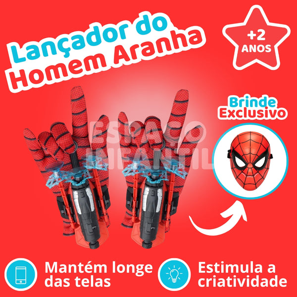 Lançador de Teias Homem Aranha + Brinde Exclusivo