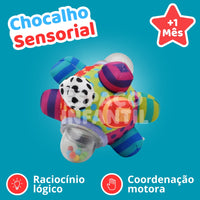 Bola Chocalho Macia do Bebê