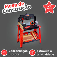 Mesa de Construção Infantil Educativa Completa