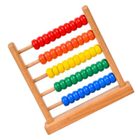 Ábaco Montessori Brinquedo Educativo de Madeira | Aprenda Brincando