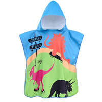 Poncho Infantil Atoalhado Praia com Capuz Menino