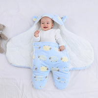 Saco de Dormir do Bebê Ursinho Estampado e Acolchoado