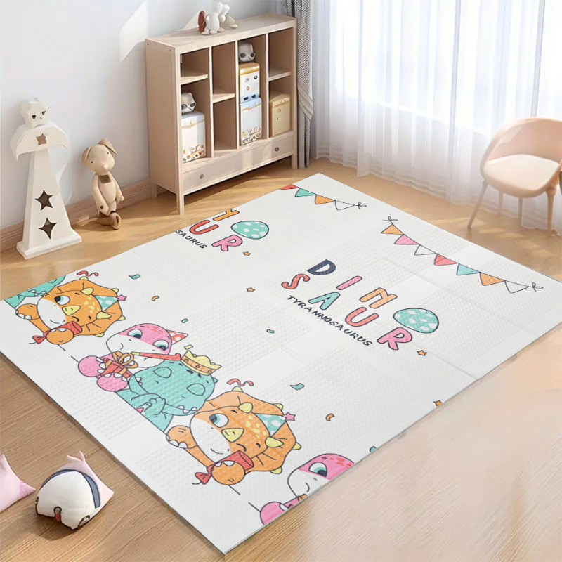 Tapete de Atividades Infantil Dobrável e Dupla Face – Conforto e Diversão para Bebês e Crianças